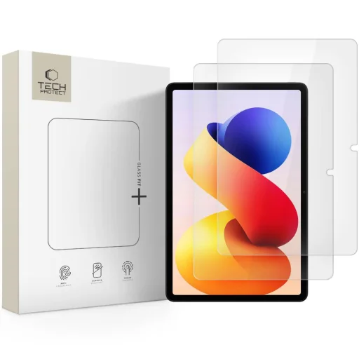 Xiaomi Redmi Pad Pro 12.1 / Redmi Pad 2 Pro / Poco Pad M1 üvegfólia Tech-Protect Glass Fit+ 2-csomag áttetsző - 1