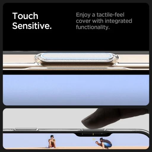 iPhone 16 Pro Spigen Thin Fit Mag Magsafe átlátszó/fehér tok - 9