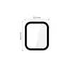 Apple Watch 4 / 5 / 6 / SE 40mm - Tech-protect Glass Flex+ 2-pack fekete üvegfólia thumbnail