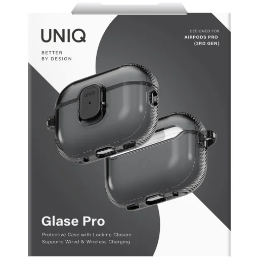 AirPods Pro 3 UNIQ Glase Pro Lock Tok füst - 6