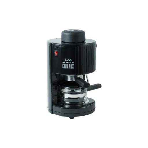 Szarvasi SZV-620 CAFE LUX kávéfőző, 800W, fekete színű, gőzcsappal, üveg kiöntő, biztonsági szelep, 304kPa nyomás - 3