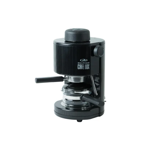 Szarvasi SZV-620 CAFE LUX kávéfőző, 800W, fekete színű, gőzcsappal, üveg kiöntő, biztonsági szelep, 304kPa nyomás - 1