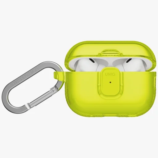 AirPods Pro 3 UNIQ Glase Pro Lock Case sárga tok - 2