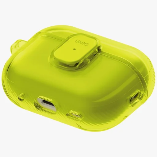 AirPods Pro 3 UNIQ Glase Pro Lock Case sárga tok - 5