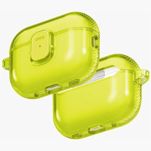 AirPods Pro 3 UNIQ Glase Pro Lock Case sárga tok - 1