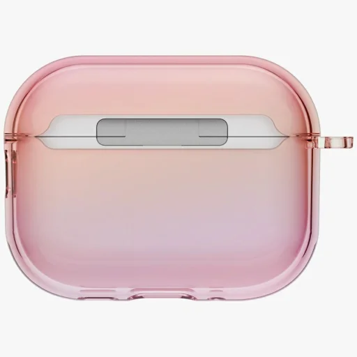 AirPods Pro 3 UNIQ Iridescia Hang Case rózsaszín prizma tok - 5