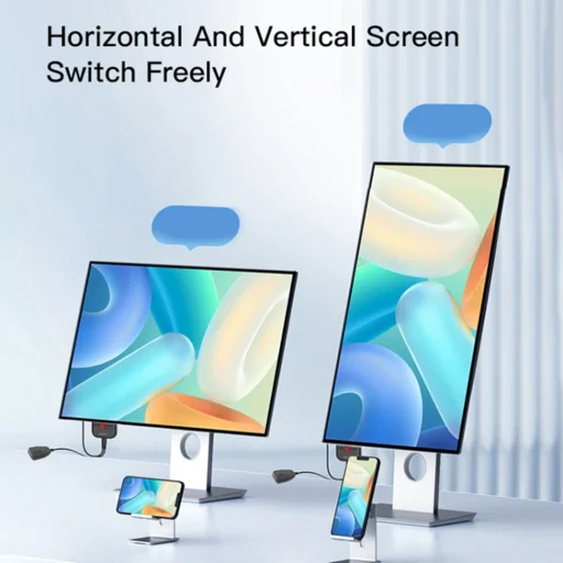 Yesido TV10 2.4G Vezeték nélküli Kijelző Vevő - Nagyfelbontású, HDMI, Fekete - 2