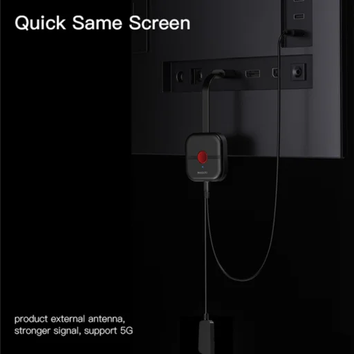 Yesido TV10 2.4G Vezeték nélküli Kijelző Vevő - Nagyfelbontású, HDMI, Fekete - 4