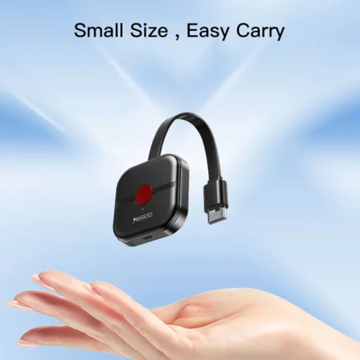 Yesido TV10 2.4G Vezeték nélküli Kijelző Vevő - Nagyfelbontású, HDMI, Fekete - 5