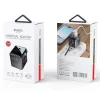Yesido Travel Adapter (MC24) Type-C, USB3.0, 2x USB2.4, Multifunkcionális Gyors Töltő - Fekete thumbnail