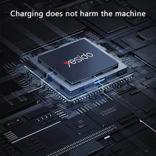 Yesido Travel Adapter (MC24) Type-C, USB3.0, 2x USB2.4, Multifunkcionális Gyors Töltő - Fekete - 6