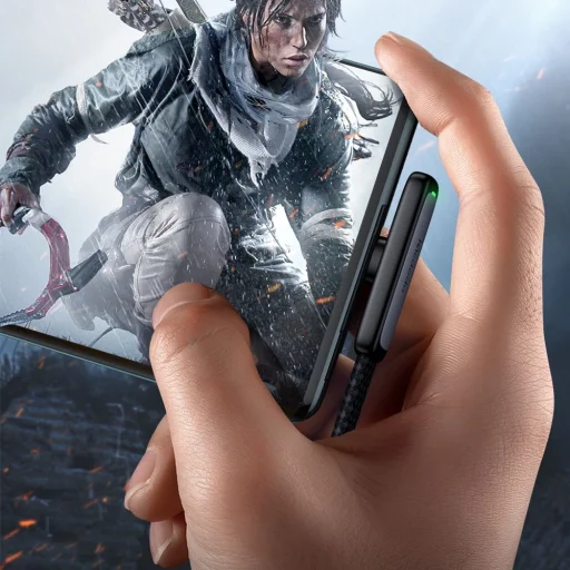 Mcdodo USB-C to USB-A 90 fokos kialakítás, 100W, LED kijelző, 1.2m adatkábel fekete (CA-3340) - 6