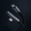 Data Cable Mcdodo (CA-3360) - USB-C - USB-C, 90 fokos dizájn, 100W, LED kijelző, 1.2m - Fekete thumbnail