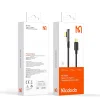 Mcdodo Data Cable (CA-3400) - USB-C - USB-C, 90 fokos kialakítás, 100W, átlátszó dizájn, 1.2m - fekete thumbnail