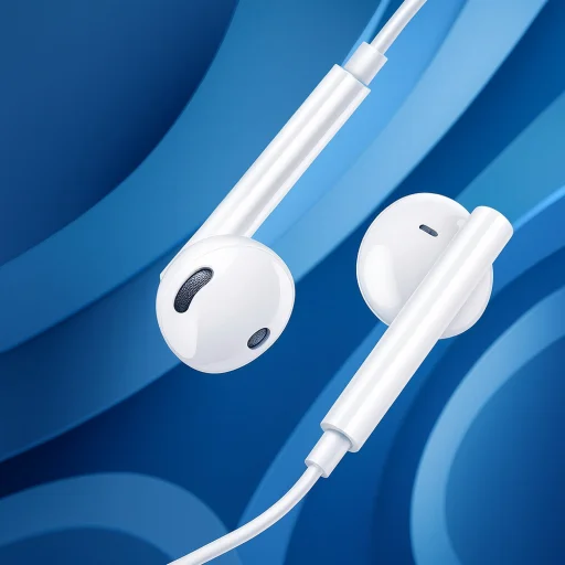 Mcdodo Vezetékes Fülhallgató Element Sorozat (HP-6081) - Fülbe helyezhető, 3.5mm Jack, 1.2m - Fehér - 2