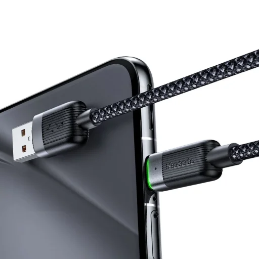 Mcdodo Data Cable Self-Winding Series (CA-5650) USB-A - USB-C, 6A, 1.2m - Fekete - 3