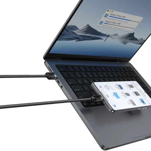 Mcdodo Data Cable Self-Winding Series (CA-5650) USB-A - USB-C, 6A, 1.2m - Fekete - 5