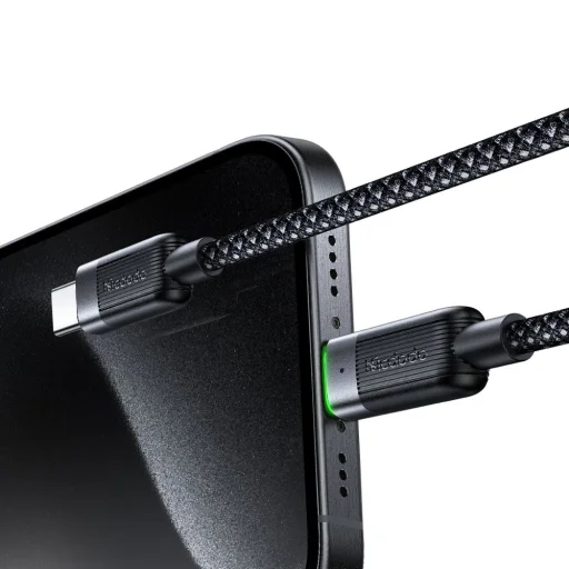USB-C to USB-C 60W Gyors töltés 1,2m Fekete Mcdodo Data Cable Self-Winding Series (CA-2000) - 2