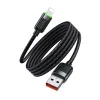 Mcdodo USB-A - Lightning 3A 1.2m Fekete Data Cable Self-Winding Series (CA-6000) thumbnail