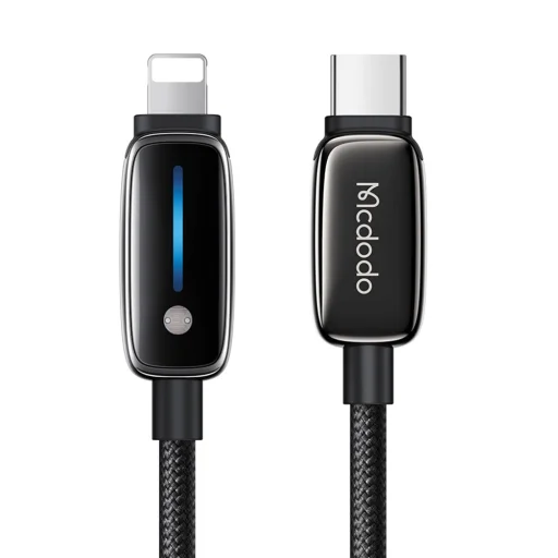 USB-C to Lightning 36W 1.2m Mcdodo - Data Cable (CA-0050) Fényerőszabályozással - Fekete - 1