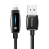 Data Cable (CA-0010) - Automatikus Fényerő Szabályozás, USB-A Lightning-hez, 3A, 1.2m - Fekete Mcdodo kábel thumbnail