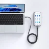 USB-C to Lightning Mcdodo - Data Cable (CA-8190) - hét színes LED világítással, 36W, 3A, 1.2m - Fekete thumbnail