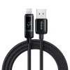 Mcdodo Data Cable BAT Series (CA-5000) USB-A to Lightning, Digitális Kijelző, 1.2m Fekete thumbnail