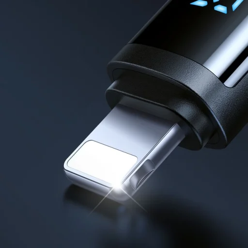 Mcdodo Data Cable BAT Series (CA-5000) USB-A to Lightning, Digitális Kijelző, 1.2m Fekete - 7