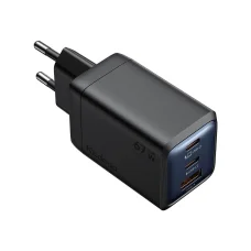 Mcdodo - Fali Töltő Gana Mini Sorozat (CH-0970) - 2x USB-C, 1x USB-A, 67W, GaN Technológia - Fekete