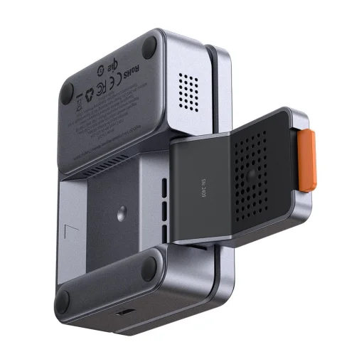 Mcdodo Wireless Charging Station (CH-5192) - Fali Töltő + Type-C Kábel, Qi2, 22.5W, MagQ - Fekete - 2