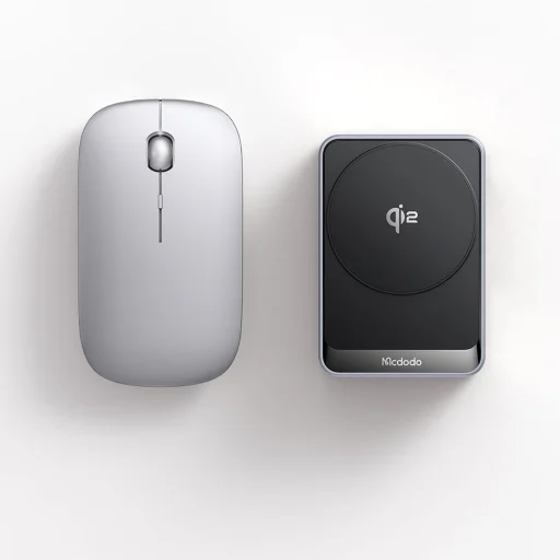 Mcdodo Wireless Charging Station (CH-5192) - Fali Töltő + Type-C Kábel, Qi2, 22.5W, MagQ - Fekete - 5