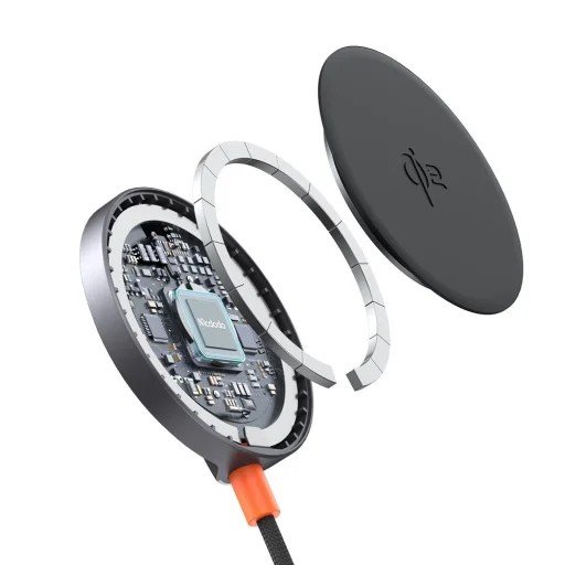 Vezeték nélküli töltő Mcdodo CH-2860 - Mágneses, 15W, Qi2 - Fekete - 4