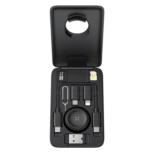 Mcdodo - 8in1 Kiegészítő Rendező (CH-2440) - Beépített Apple Watch Töltővel, Gyors Töltés, Hordozható Kialakítás - Fekete - 2