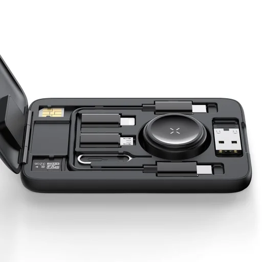 Mcdodo - 8in1 Kiegészítő Rendező (CH-2440) - Beépített Apple Watch Töltővel, Gyors Töltés, Hordozható Kialakítás - Fekete - 5