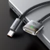 USB-C to MagSafe 3 Mcdodo Magnetic Cable (CA-2071), 140W, LED kijelző, 2m - Fekete thumbnail