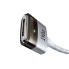 Mcdodo Mágneses kábel (CA-2071) - USB-C és MagSafe 3 között, 140W, LED jelző, 2m - Fehér thumbnail