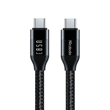 USB-C - USB-C adatkábel Mcdodo CA-7132, 100W, 10Gb/s, 4K@60Hz, 5A, 1.2m, fekete
