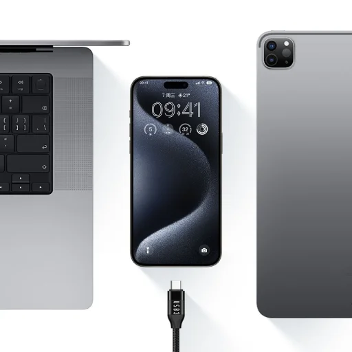 USB-C - USB-C adatkábel Mcdodo CA-7132, 100W, 10Gb/s, 4K@60Hz, 5A, 1.2m, fekete - 3