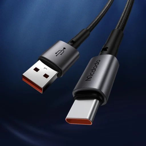 Data Cable (CA-3590) - Type-C to USB-A, PD Gyors töltés, 3A, 100W, 1.2m - Fekete Mcdodo - 4