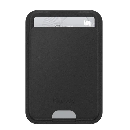 Mcdodo - Mágneses Kártyatartó (WH-7920) - 3 Kártya Kapacitással, Bőr, Ultra-vékony - Fekete - 1