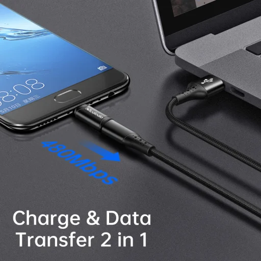 OTG Adapter (OT-7690) - Type-C to Micro-USB, Aluminium Alloy, Töltő és Adat Szinkronizáló - Fekete Mcdodo - 5