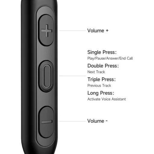Mcdodo - Vezetékes fülhallgató (HP-5830) - Type-C, RGB világítás, alumínium ötvözet, nejlon, fülbe helyezhető kialakítás, 1.2m - Fekete - 5