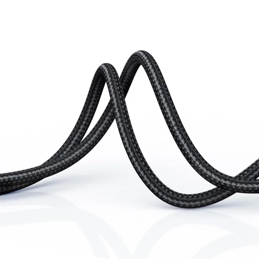 USB-Micro-USB Mcdodo Adatkábel (CA-3990) - Nylon Fonott, Alumínium ötvözet, QC4.0, 1m - Fekete - 4