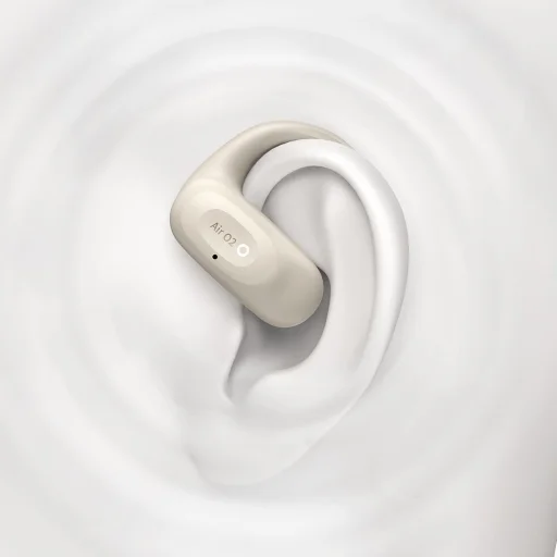 OWS Air O2 Open-Ear Vezeték nélküli Fülhallgató Széria (HP-8051), Bluetooth V5.4, Ergonomikus Dizájn, Bézs - Mcdodo - 2