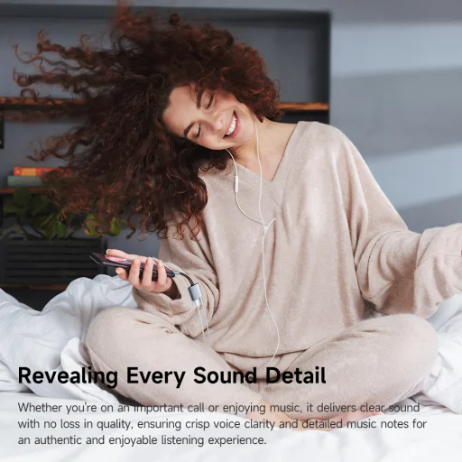 Mcdodo - Audio Adapter - USB-C to USB-C & DC 3.5mm, PD60W, Prémium Hangminőség, Alumínium Ötvözet/Nylon, 0.1m - Szürke - 3