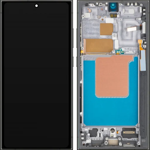 LCD kijelző modul MP Samsung Galaxy S24 Ultra S928, OLED változat, utángyártott, fekete, kijelző - 1
