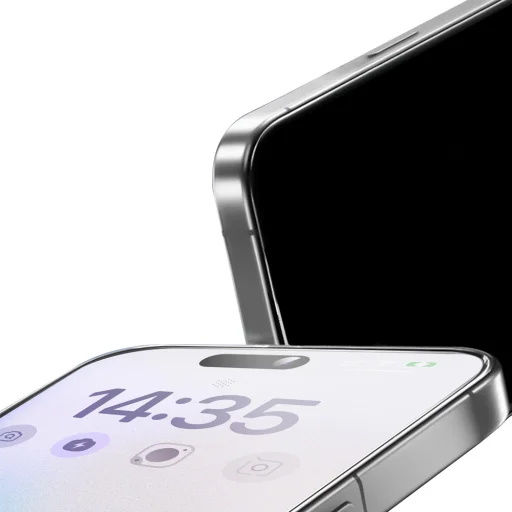 Tel Protect Full Glue 6D Matt Edzett Üveg iPhone 12 Pro Max-hoz fekete üvegfólia - 5