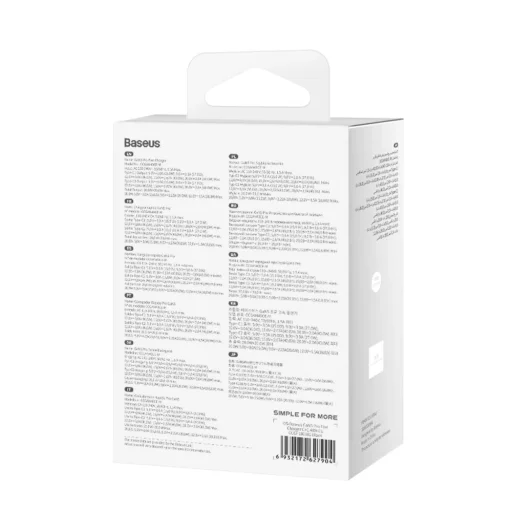 Ładowarka sieciowa Baseus GaN5 Pro 40W 2xUSB-C - czarna - 8