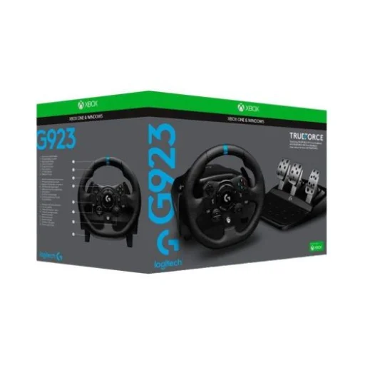Logitech G923 TrueForce versenykormány pedálokkal PC, Xbox Series X/S, Xbox One, fekete EU - 1