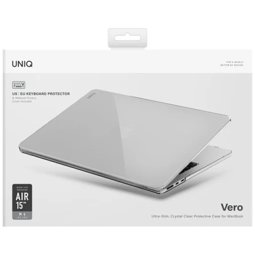 MacBook Air 15" M2/M3/M4 (2023-2025) UNIQ Vero átlátszó tok - 7